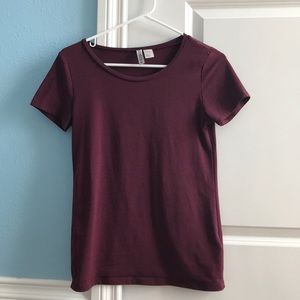 Divided Maroon t-shirt